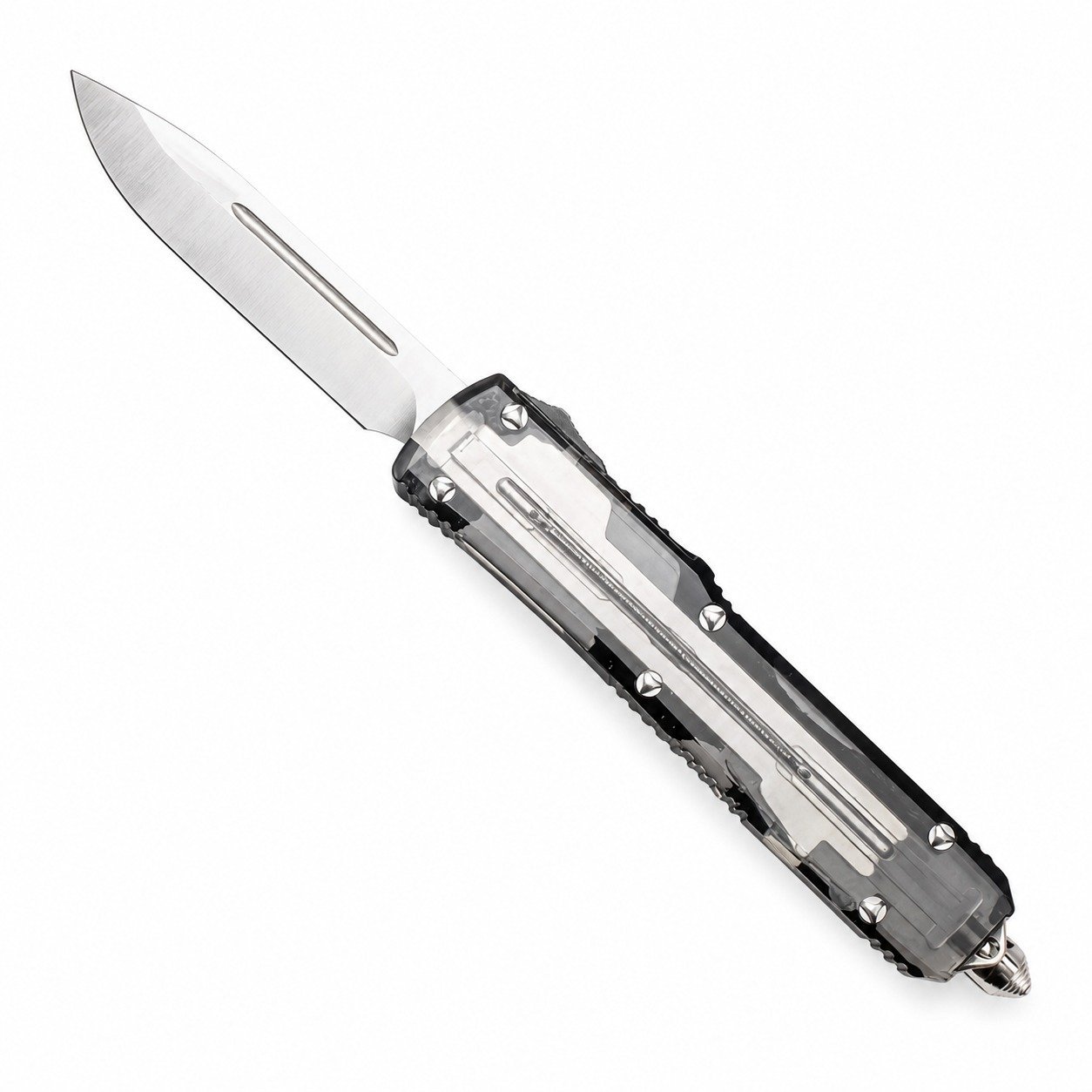17065-main-white-clean.jpg Cuchillo OTF con mango transparente - Cuerpo transparente