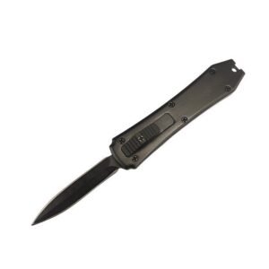 Minicuchillo OTF de bolsillo de 3,25" - Negro