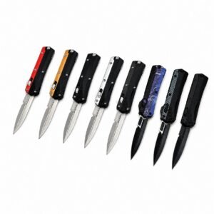 Nuevo cuchillo OTF Network Dot con mango de zinc Snake God