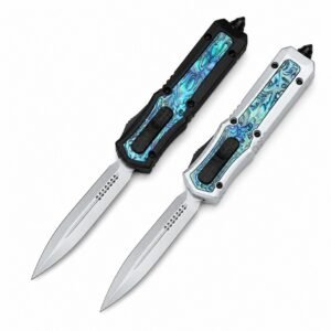 Mariposa y abulón saltan salvajemente Cuchillo OTF