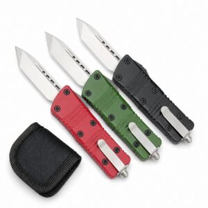 Cuchillo Microtech Minidragon OTF con mango de zinc