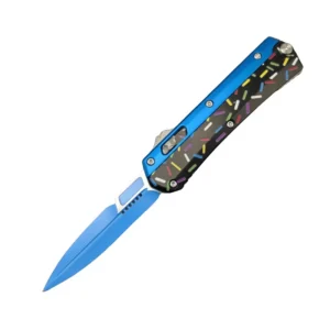 Cuchillo OTF Donut Fighter Switchblade - Azul y Negro