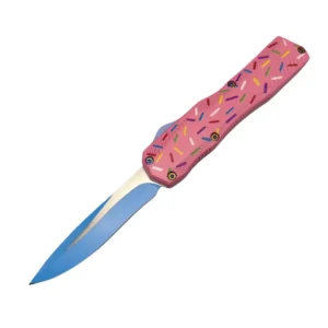 Nuevo cuchillo OTF Pink Donut Switchblade