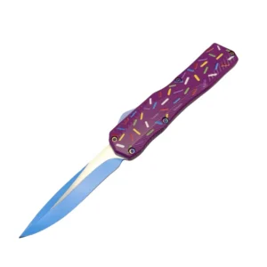 Nuevo cuchillo OTF Purple Donut Switchblade